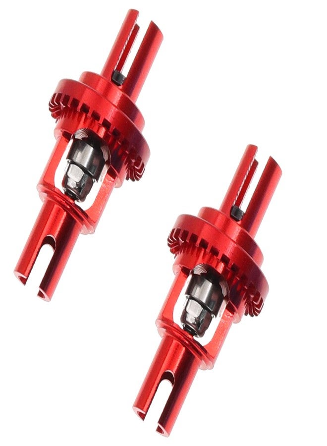 Treehobby 2PCS Metal Ball Differential Gear Compatible with WLtoys 1/28 K989 K969 K979 K999 P929 P939 RC Car Upgrades Parts(Red) - Image 2